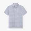 Versa Polo - White Navy Floral Print, featured product shot