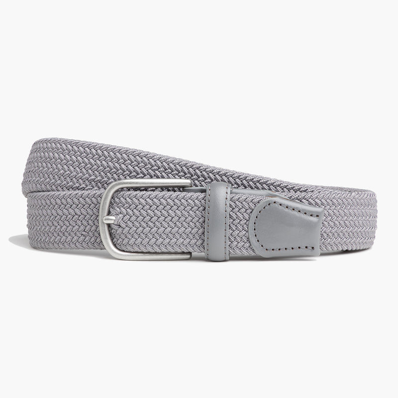 Braided Belt - Nickel Solid, featured product shot