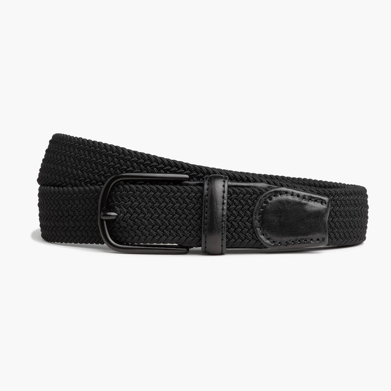 Braided Belt - Black Solid, featured product shot