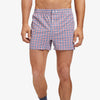 Leeward Boxer - Red Blue Multi Check, featured product shot