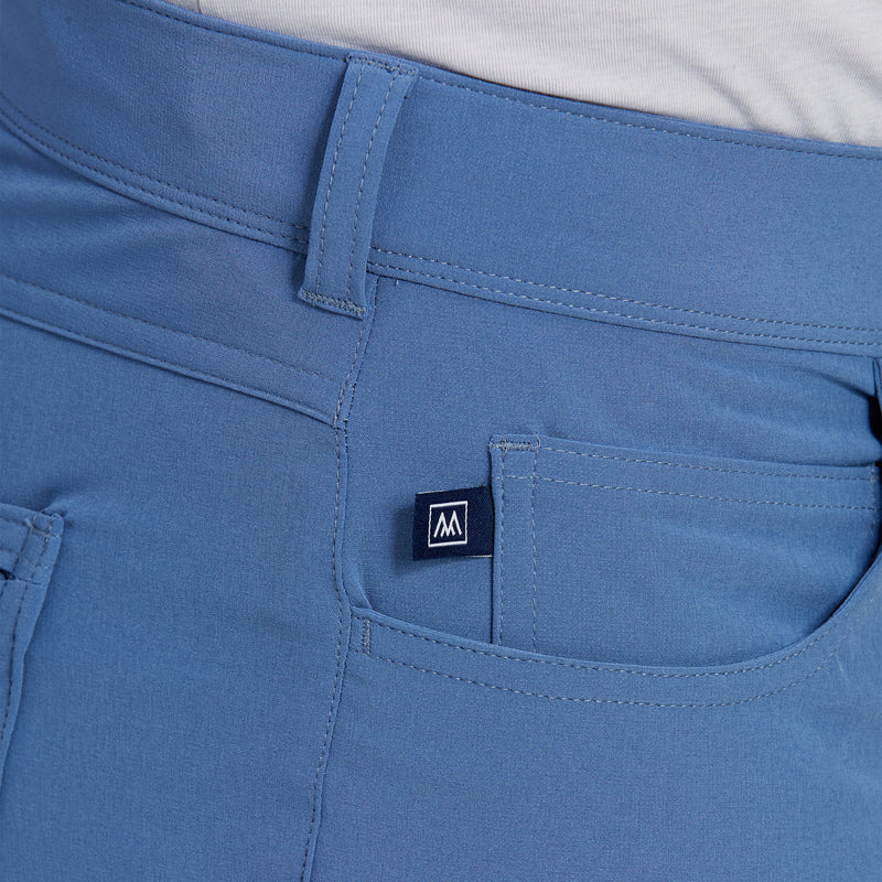 Helmsman 5 Pocket Pant - Moonlight Blue Solid, fabric swatch closeup