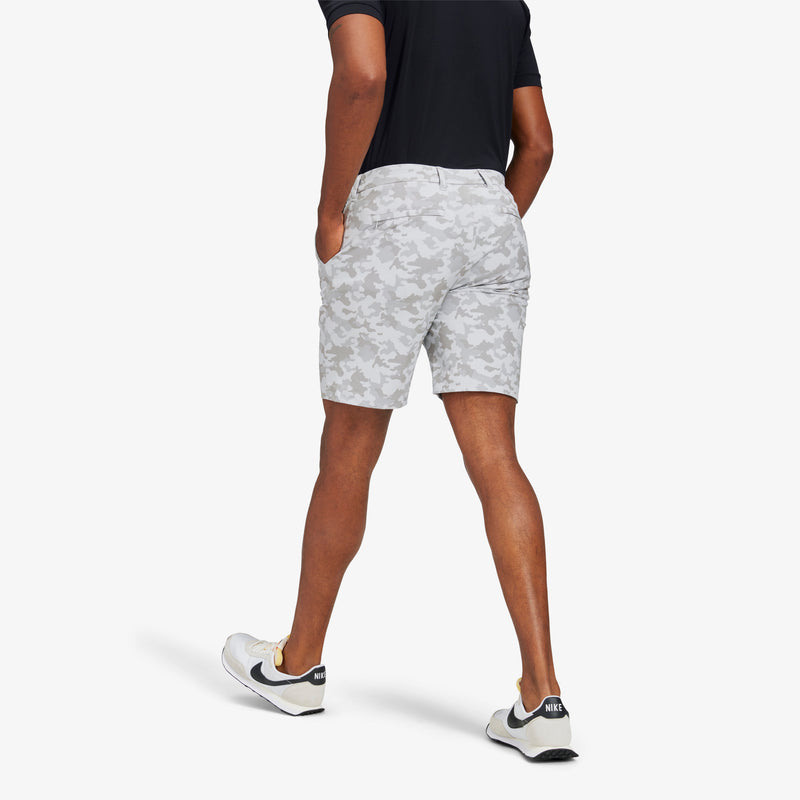 Helmsman Shorts - Gray Camo Print, lifestyle/model