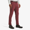 Helmsman 5 Pocket Pant - Burgundy Solid, lifestyle/model photo