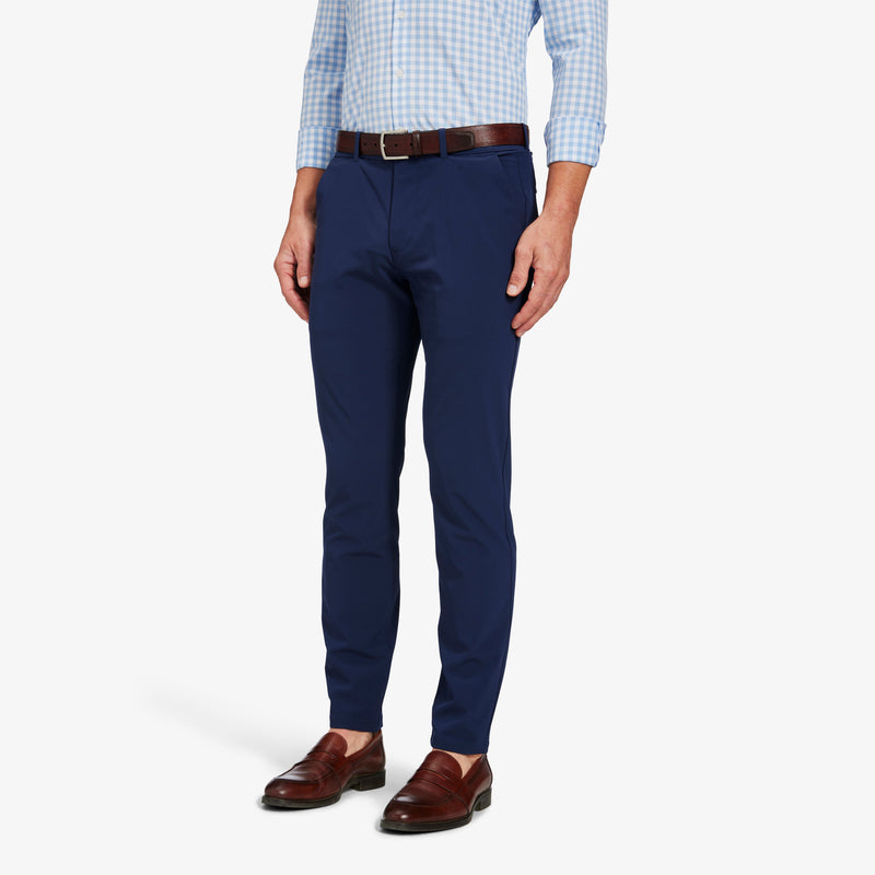 Helmsman Chino Pant - Navy Solid, lifestyle/model