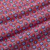 Halyard Short Sleeve - Red Floral Print, fabric swatch closeup
