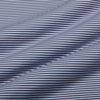 Versa Clubhouse Polo - Pink Navy Mini Stripe, fabric swatch closeup