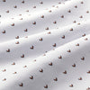 Versa Polo - White Chevron Print, fabric swatch closeup