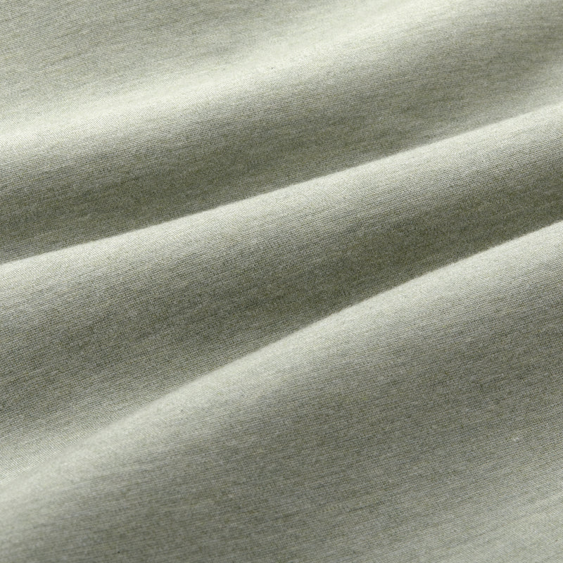 ProFlex Quarter Zip - Sage Green Heather, fabric swatch closeup