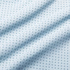 Monaco Dress Shirt - Blue Micro Print on Check, fabric swatch closeup