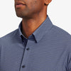 Monaco Dress Shirt - Blue Yellow Geo Print, lifestyle/model photo