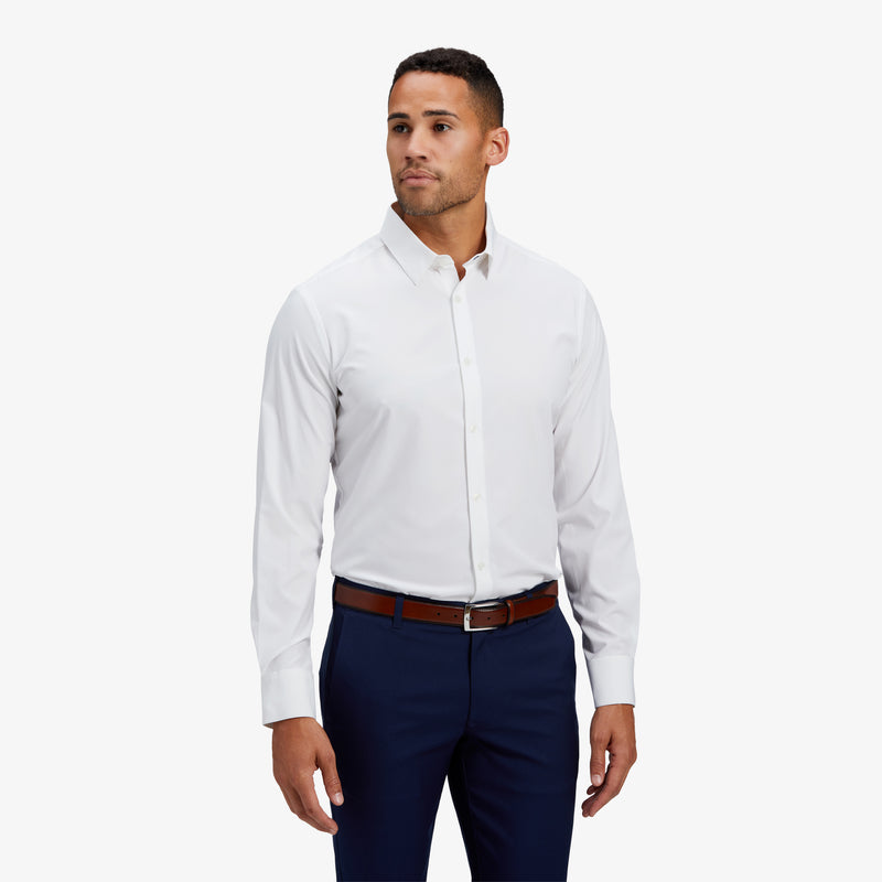Leeward Dress Shirt - Soft White Solid, featured product shot