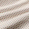 Leeward No Tuck Dress Shirt - White Pink Geo Floral Print, fabric swatch closeup