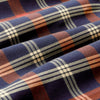 City Flannel - Rust Tan Large Multi Plaid, fabric swatch closeup