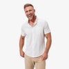 Leeward Short Sleeve - White Solid, lifestyle/model photo