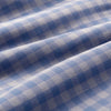 City Flannel - Blue Gray Gingham, fabric swatch closeup