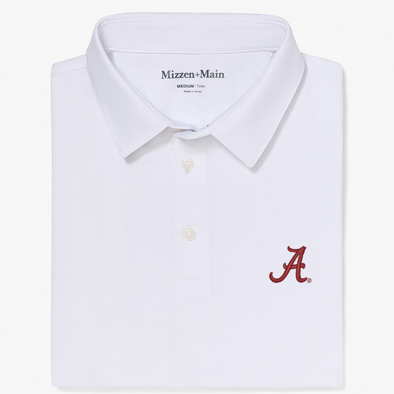 Alabama Versa Polo - White Solid, featured product shot