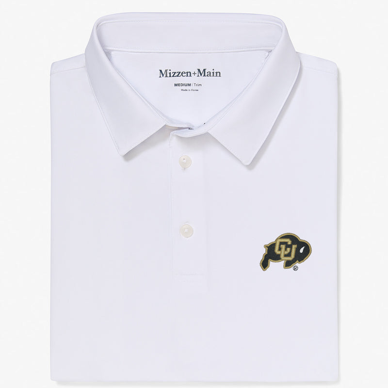 Colorado Boulder Versa Polo - White Solid, featured product shot