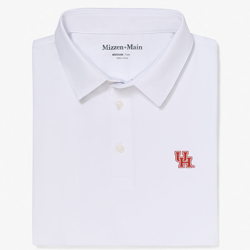 University of Houston Versa Polo - White Solid, featured product shot