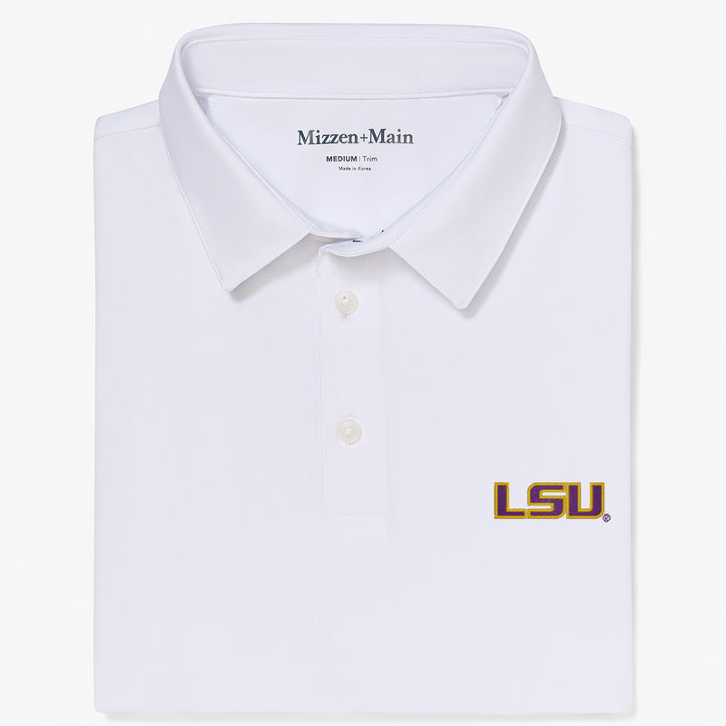 LSU Versa Polo - White Solid, featured product shot