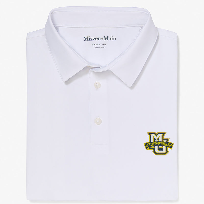 Marquette Versa Polo - White Solid, featured product shot