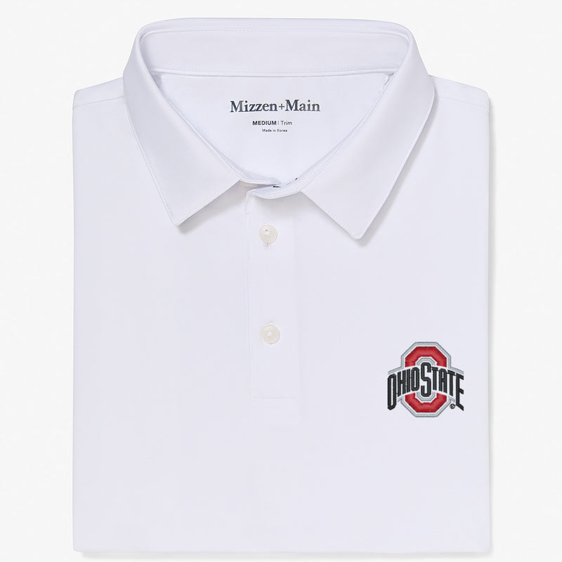 Ohio State Versa Polo - White Solid, featured product shot