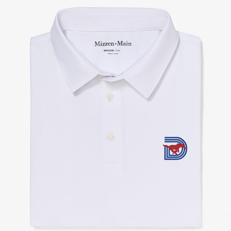 SMU Versa Polo - White Solid, featured product shot