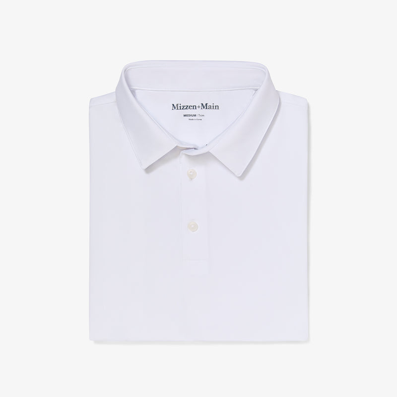 Versa Polo - White Solid, featured product shot