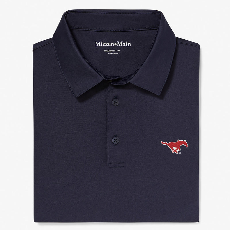 SMU Versa Polo - Navy Solid, featured product shot