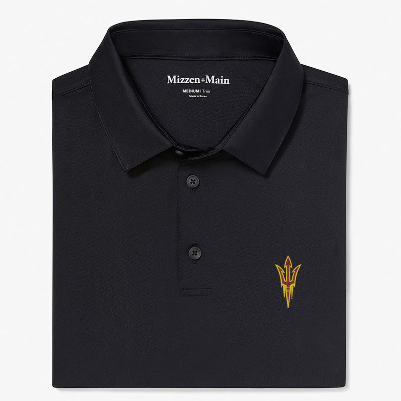 Arizona State Versa Polo - Black Solid, featured product shot