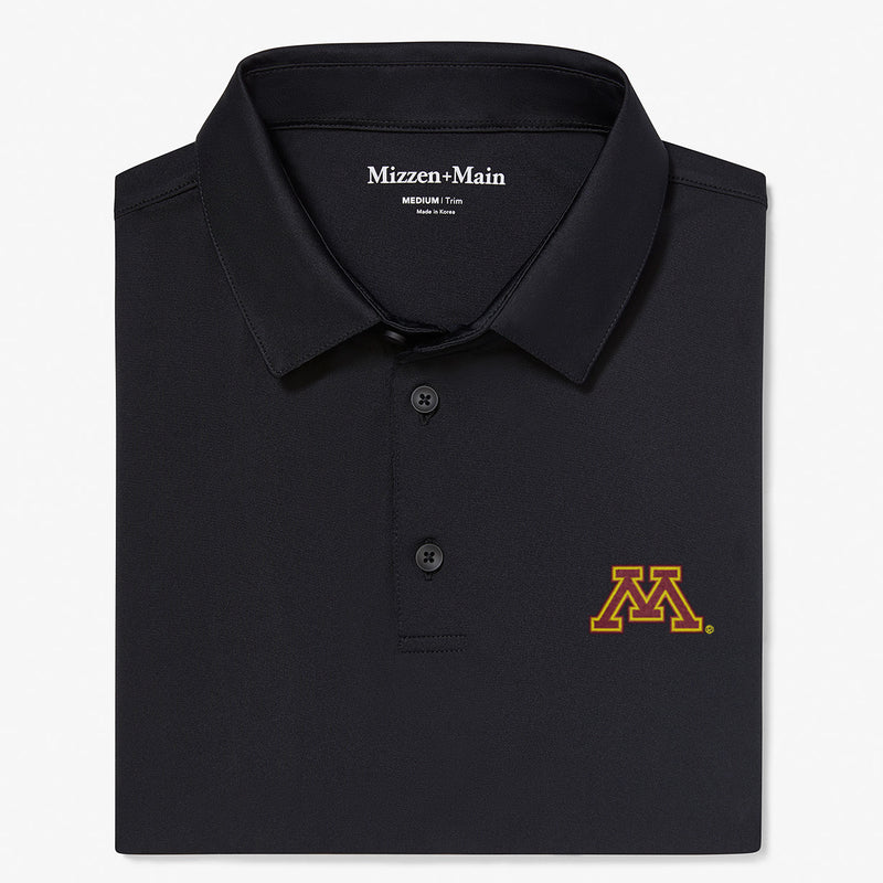 Minnesota Versa Polo - Black Solid, featured product shot