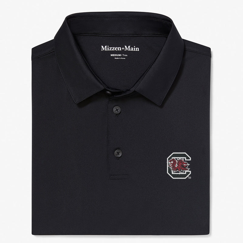 South Carolina Versa Polo - Black Solid, featured product shot