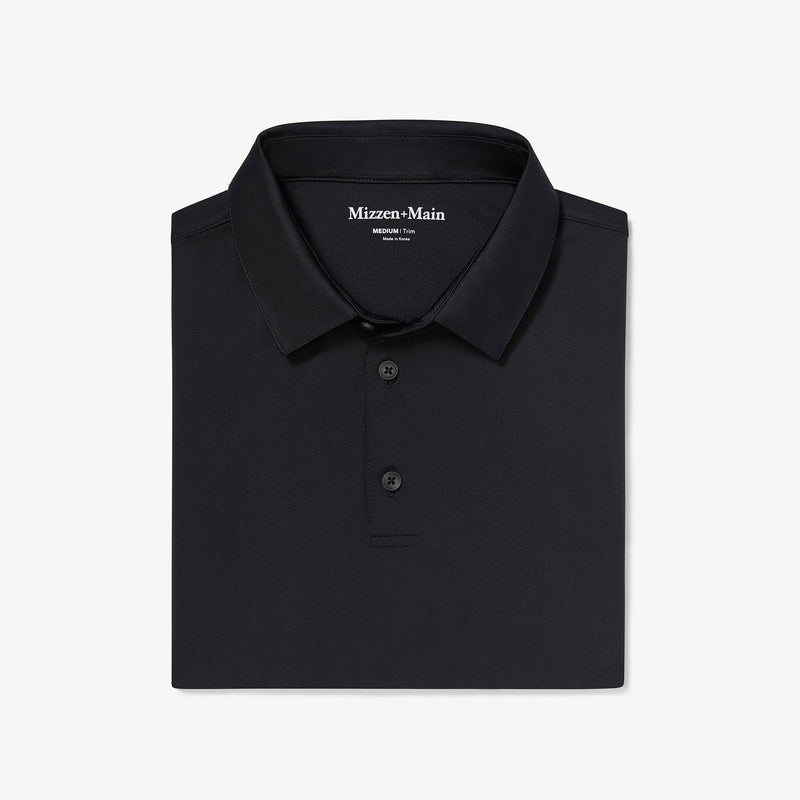 Versa Polo - Black Solid, featured product shot