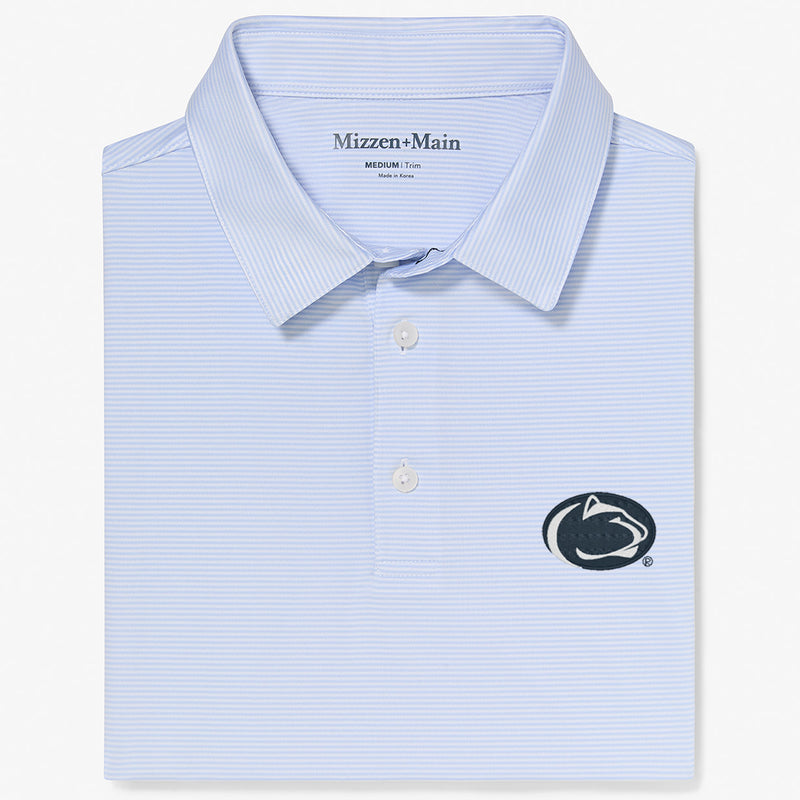 Penn State Versa Polo - Light Blue White Stripe, featured product shot