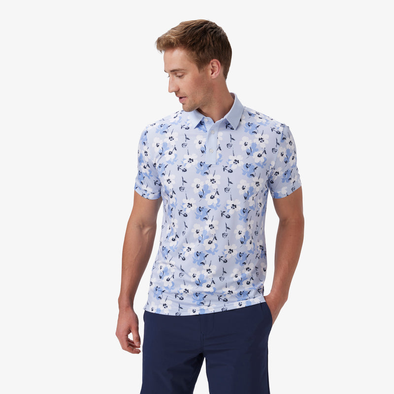 Versa Polo - Sky Birmingham Floral, featured product shot