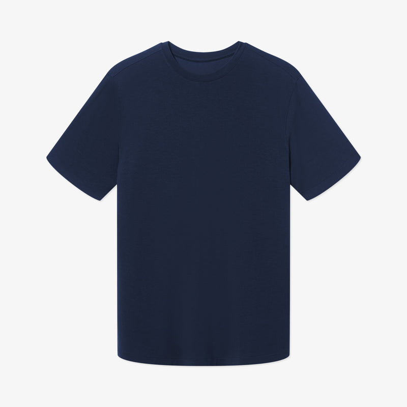 Knox T-Shirt - Navy Solid, fabric swatch closeup