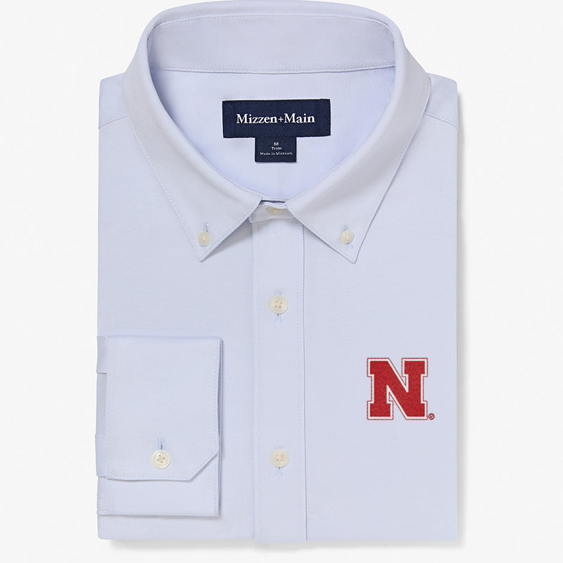 Nebraska Ellis Oxford - Sky Solid, featured product shot