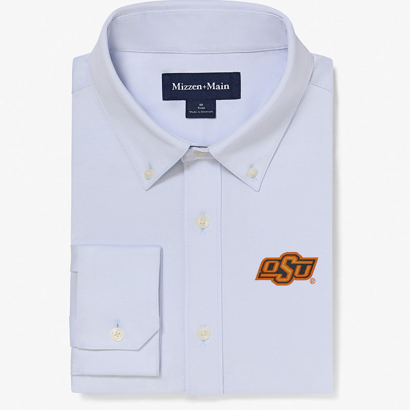 Oklahoma State Ellis Oxford - Sky Solid, featured product shot