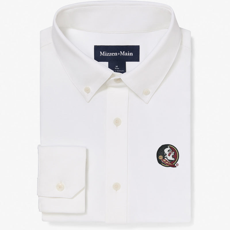 FSU Ellis Oxford - White Solid, featured product shot