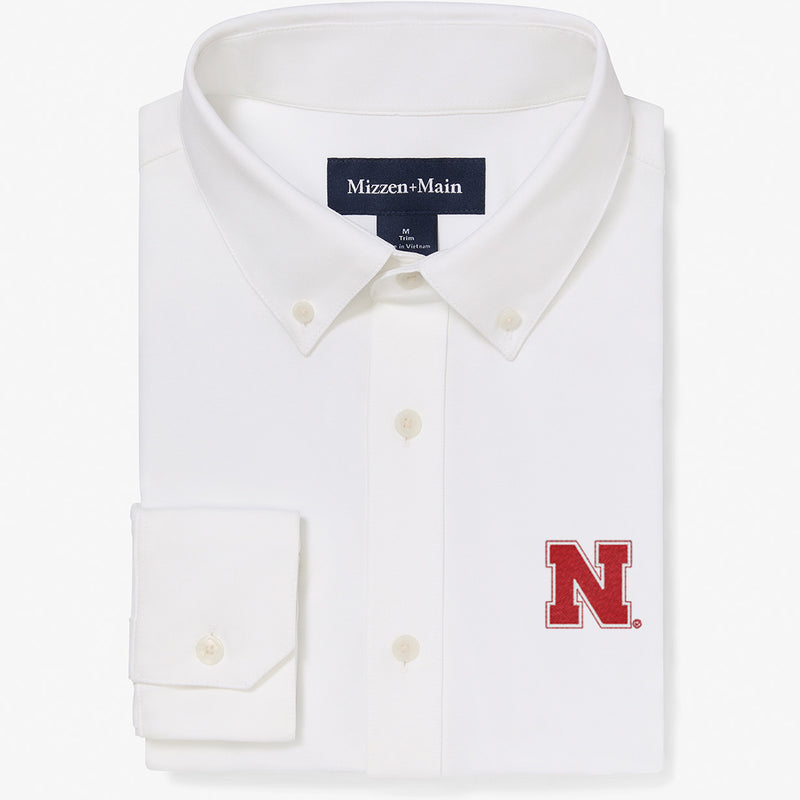 Nebraska Ellis Oxford - White Solid, featured product shot