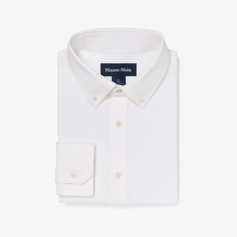 Ellis Oxford - White Solid, featured product shot