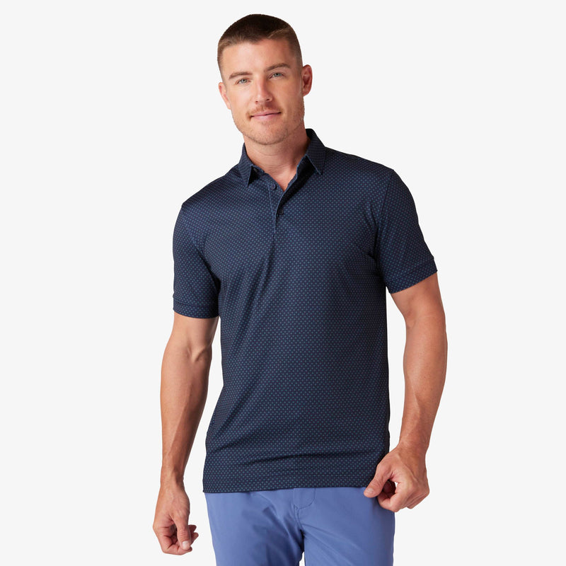 Versa Polo - Navy Star Print, featured product shot