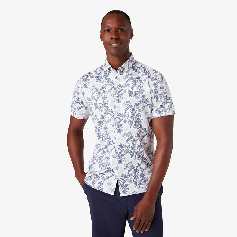 Halyard Short Sleeve - White Palm, featured product shot