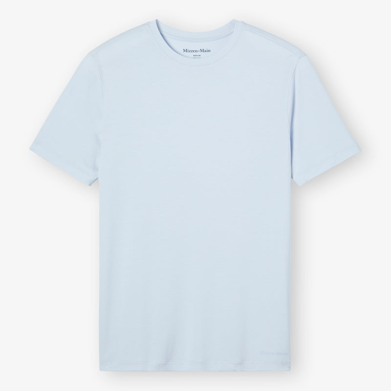 Knox T-Shirt - Sky Solid, fabric swatch closeup