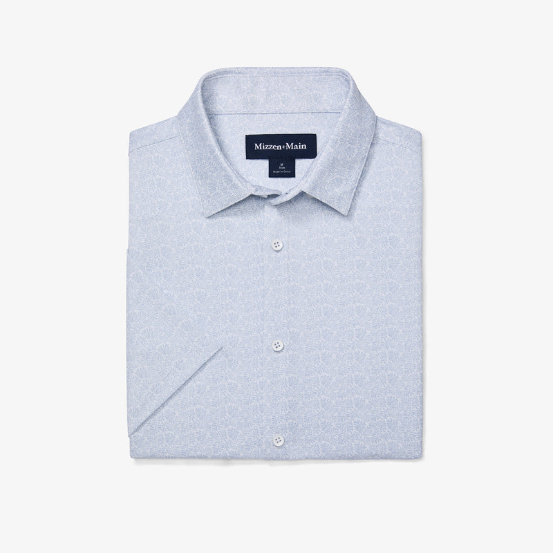 Halyard Short Sleeve - Sky Palm Texture, featured product shot