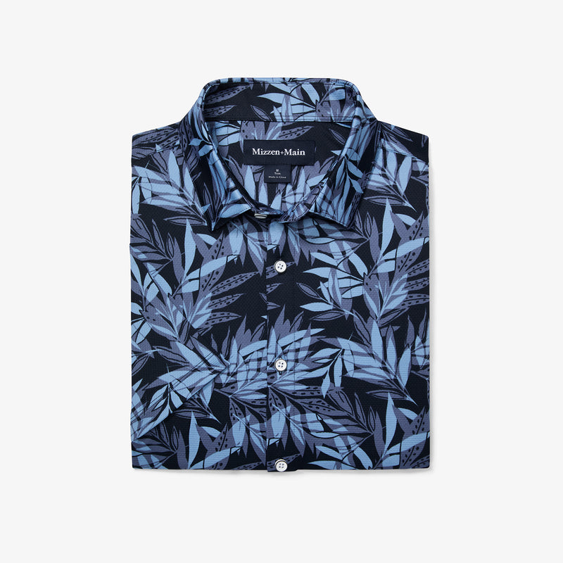 Halyard Short Sleeve - Navy Tropical, featured product shot