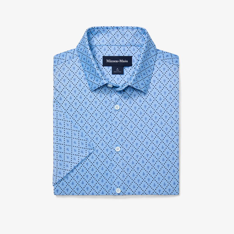 Halyard Short Sleeve - Light Blue Diamond, featured product shot