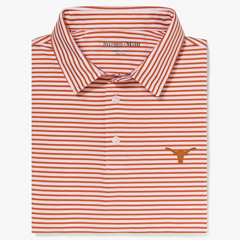 University of Texas Versa Polo - Burnt Orange Stripe, featured product shot