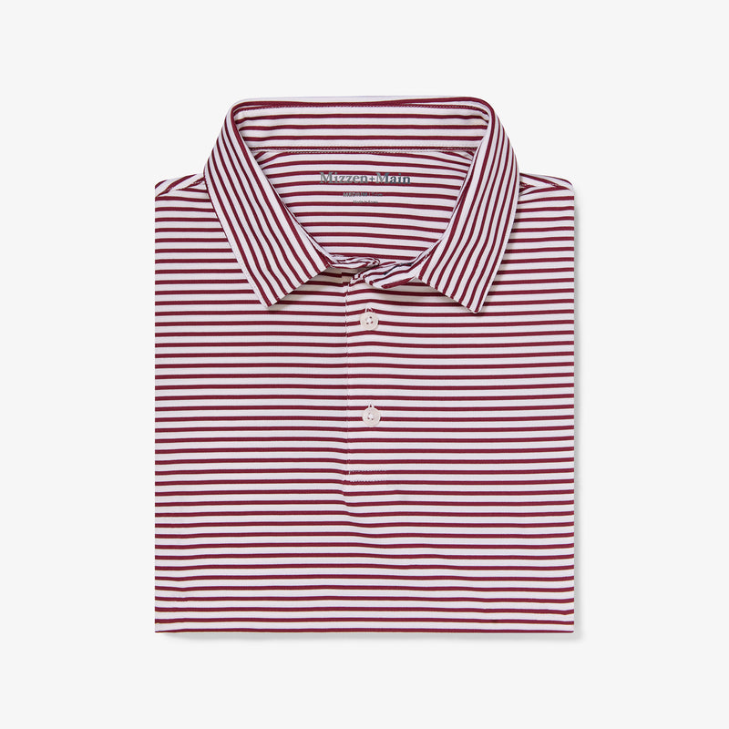 Versa Polo - Maroon Stripe, featured product shot