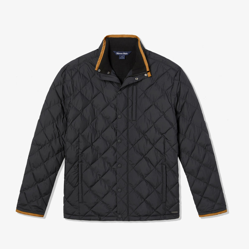 Belmont Jacket - Black Solid, fabric swatch closeup