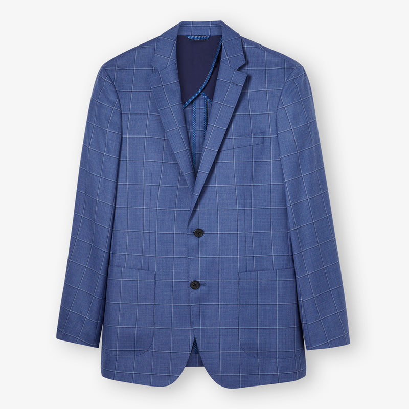 Lavelle Blazer - True Blue Windowpane, featured product shot